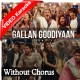 Gallan Goodiyan - Without Chorus - Mp3 + VIDEO Karaoke - Yashita - Manish - Shankar - Dil Dhadakne Do