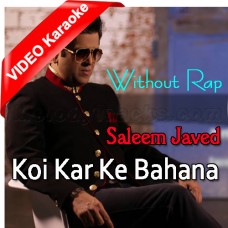 Koi Kar Ke Bahana Sanu Mil - Without Rap - MP3 + VIDEO Karaoke - Saleem Javed