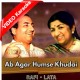 Ab Agar Humse Khudai Bhi Khafa - Mp3 + VIDEO Karaoke - Rafi - Lata Mangeshkar