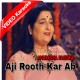 Aji Rooth Kar Ab Kahan Jaiyega - Mp3 + VIDEO Karaoke - Anuradha Paudwal