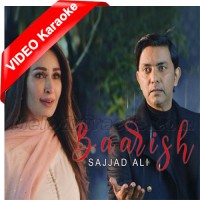 Baarish - Mp3 + VIDEO Karaoke - Sajjad Ali