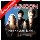 Neend Aati Nahi - Mp3 + VIDEO Karaoke - Junoon