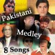 Pakistani Medley - Karaoke Mp3 - Mix Singers - 8 Songs