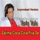 Zalima Coca Cola Pila De - Improvised Version - Karaoke Mp3 - Tariq Tafu