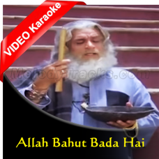 Allah Bahut Bada Hai - Mp3 + Video Karaoke - Mohammad Aziz