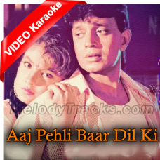 Aaj Pehli Baar Dil Ki Baat - Mp3 + VIDEO Karaoke - Kumar Sanu - Alka Yagnik
