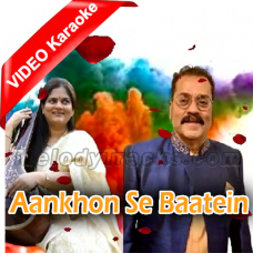 Aankhon Se baaten - Mp3 + VIDEO Karaoke - Hariharan