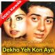 Dekho Yeh Kon Aya - Mp3 + VIDEO Karaoke - Asha & Suresh Wadekar