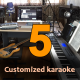 Five Customized Karaoke Tracks - High Quality