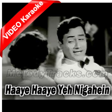 Haaye Haaye Yeh Nigahein - Mp3 + VIDEO Karaoke - Kishore Kumar