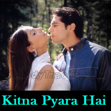 Kitna Pyara Hai - Karaoke Mp3 - Udit & Alka