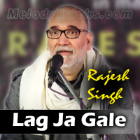 Lag Ja Gale - Live - Unsung Stanzas - Karaoke mp3 - Rajesh Singh