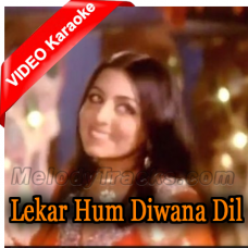 Lekar Hum Diwana Dil - Mp3 + VIDEO Karaoke - Kishore Kumar