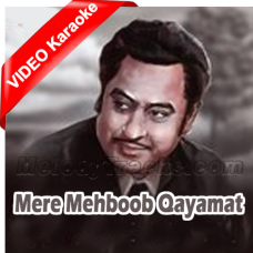 Mere Mehboob Qayamat Hogi - Remix - Mp3 + VIDEO Karaoke - Kishore Kumar
