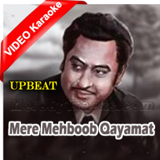 Mere Mehboob Qayamat Hogi - Remix - Upbeat - Mp3 + VIDEO Karaoke - Kishore Kumar