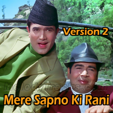 Mere Sapno Ki Rani - Version 2 - Karaoke mp3 - Kishore Kumar