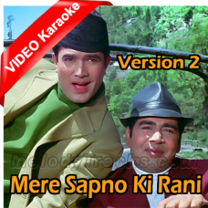 Mere Sapno Ki Rani - Version 2 - Mp3 + VIDEO Karaoke - Kishore Kumar