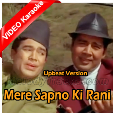 Mere Sapno Ki Rani - Upbeat Version - Mp3 + VIDEO Karaoke - Kishore Kumar