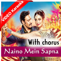 Naino Mein Sapna - With Chorus - Mp3 + VIDEO Karaoke - Amit Kumar & Shreya Ghoshal