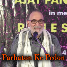 Parbaton Ke Pedon Par Shaam Ka Basera Hai - Cover - Karaoke mp3 - Ajay Sahaab and Rajesh Singh