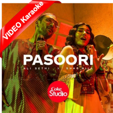 Pasoori - Coke Studio Season 14 - Mp3 + VIDEO Karaoke - Ali Sethi & Shae Gill