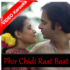 Phir Chhidi Raat Baat - Mp3 + VIDEO Karaoke - Lata Mangeshkar