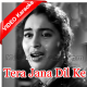 Tera Jana Dil - Mp3 + VIDEO Karaoke - Lata Mangeshkar