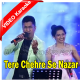 Tere Chehre Se Nazar Nahi - Mp3 + VIDEO Karaoke - Alok katdare, Mona Kamat
