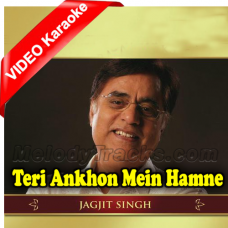 Teri Ankhon Mein Hamne Kya Dekha - Mp3 + VIDEO Karaoke - Jagjit Singh, Chitra Singh