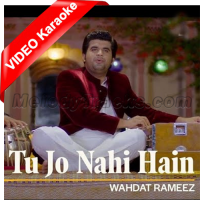 Tu Jo Nahi Hain - Mp3 + VIDEO Karaoke - Wahdat Rameez