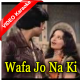 Wafa Jo Na Ki To - Mp3 + VIDEO Karaoke - Hemlata