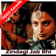 Zindagi Jab Bhi Teri Bazm Mein - Mp3 + VIDEO Karaoke - Talat Aziz