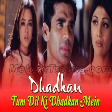 Tum dil ki dhadkan mein - Karaoke Mp3 - Dhadkan (2000) - Abhijeet - Alka