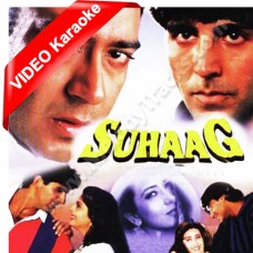 Shawa Ye Nakhra Ladki Ka - Mp3 + VIDEO Karaoke - Udit - Alka - Kumar Sanu - Suhaag - 1994