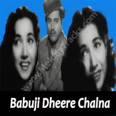 Babuji dheere chalna - Karaoke Mp3 - Geeta Dutt - Aar Paar 1954