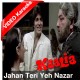 Jahan teri ye nazar hai - Mp3 + VIDEO Karaoke - Kishore Kumar