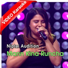 Mann Kina Runcha Yo Mann - Mp3 + VIDEO Karaoke - Bidhya Tiwari - The Voice Of Nepal 2018