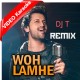 Woh Lamhe - Remix - Mp3 + VIDEO Karaoke - Atif Aslam - DJ T - Tarun Makhijani