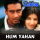 Hum Yahan Tum Yahan - Karaoke Mp3 - Zakhm - 1998 - Kumar Sanu
