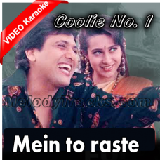 Main To Raste Se Ja Raha - Mp3 + VIDEO Karaoke - Coolie No. 1 - 1995 - Kumar Sanu