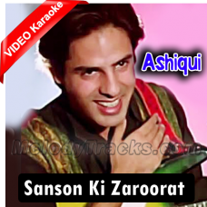 Sanson ki zaroorat hai jaise - Mp3 + VIDEO Karaoke - Aashiqui - 1990 - Kumar Sanu