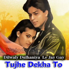 Tujhe Dekha To Ye Jana - Karaoke Mp3 - Dilwale Dulhania Le Jayenge - 1995 - Kumar Sanu