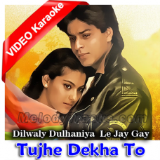Tujhe Dekha To Ye Jana - Mp3 + VIDEO Karaoke - Dilwale Dulhania Le Jayenge - 1995 - Kumar Sanu
