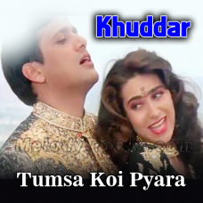 Tumsa Koi Pyara Koi Masoom - Karaoke Mp3 - Khuddar - 1994 - Kumar Sanu