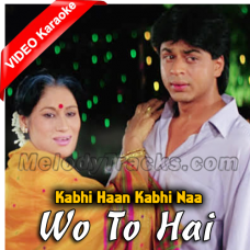 Wo To Hai Albela - Mp3 + VIDEO Karaoke - Kabhi Haan Kabhi Naa - 1994 - Kumar Sanu - Devaki Pandit