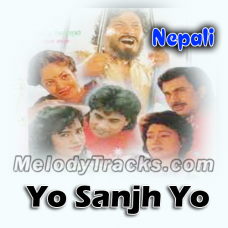 Yo Sanjh Yo Subash - Karaoke Mp3 - Sadhna - Udit - Kumar Sanu - Nipali - 1994