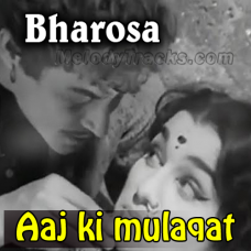 Aaj ki mulaqat bas itni - Karaoke Mp3 - Mahendra Kapoor - Bharosa 1963