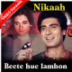 Beete hue lamhon ki kasak - Mp3 + VIDEO Karaoke - Mahendra Kapoor