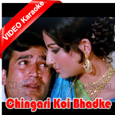 Chingari Koi Bhadke To Usse - Mp3 + VIDEO Karaoke - Kishore Kumar - Amar Prem