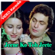 Jeene Ko Toh Jeete Hain - Mp3 + VIDEO Karaoke - Kishore Kumar - Asha - Yeh Wada Raha